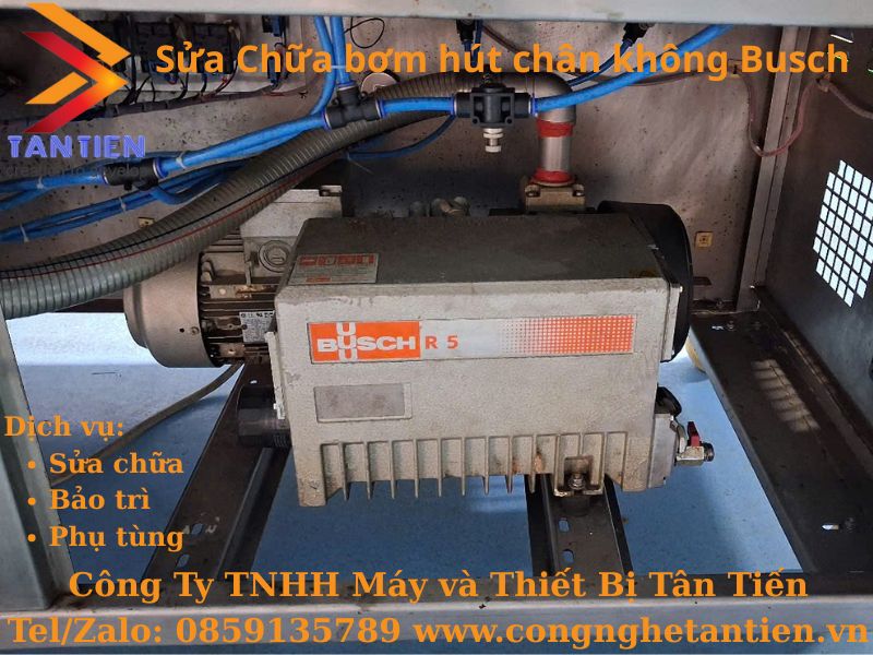 Sửa chữa bơm hút chân không Busch